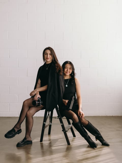 Leah and Christine, the founders of Golden Films