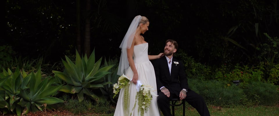Courtney & Cam — Gardens House, Botanical Gardens, Melbourne
